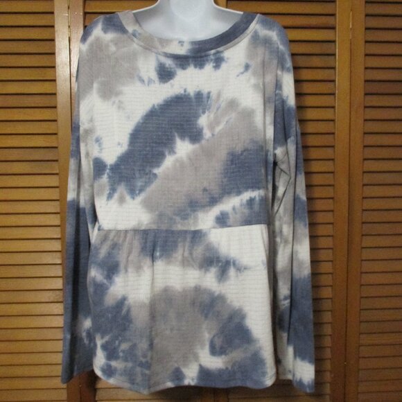 Como Vintage top long sleeve lightweight knit, V neck baby doll style size XXL - Picture 6 of 7